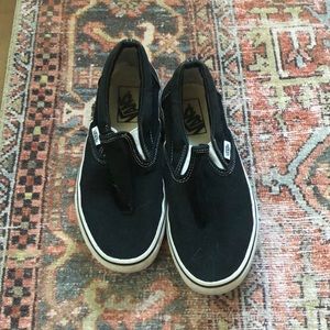 VANS | Black Slip-On | 7